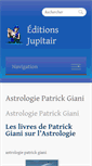 Mobile Screenshot of editionsjupitair.com