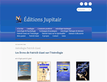 Tablet Screenshot of editionsjupitair.com
